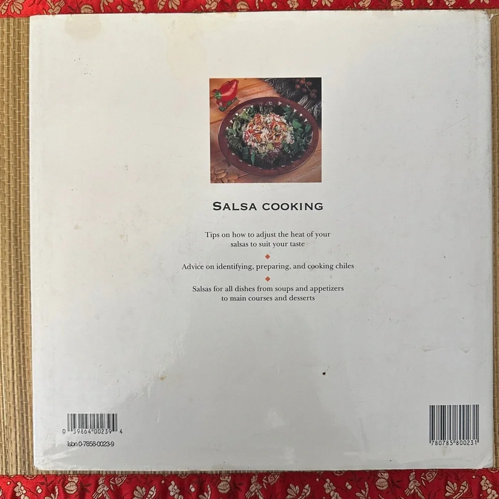 Salsa Cooking by Marjie Lambert (1994, Hardcover Cookbook)